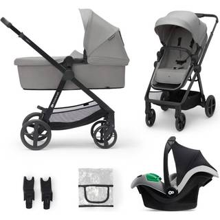 Kinderkraft 3-i-1 NEWLY Kombivogn Travelsystem, Moonlight Grey