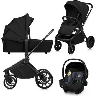 Lionelo MIKA Plus 3-in-1 Duovogn, Black Onyx