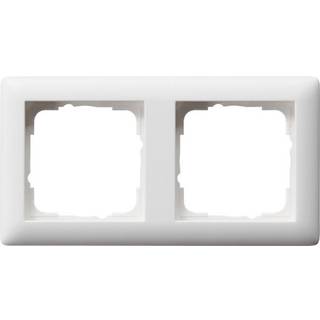 Gira 2-modul-ramme standard 55 hvid mat