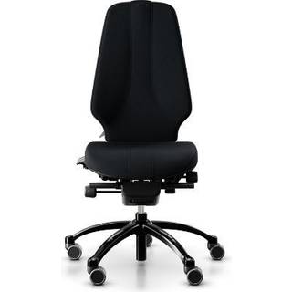 RH Logic 400 Stol, sort Select, sort fod, 41-53 cm, hjul til hårde gulve, M. Lændepumpe, Gaslift 4Q