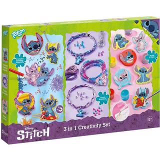 Disney Stitch 3-i-1 kreativt hobbyset til børn
