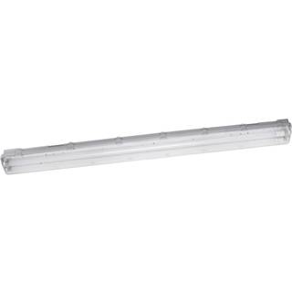 OSRAM vådrumslampe SUBMARINE 126 cm 2 x 15 W G13-LED IP65, Aluminium/grå/zink, Plast