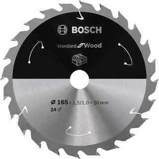 Bosch Rundsavklinge Accu Std - Træ 165X20X24T - Bosch