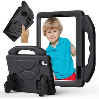 iPad Mini (2024 / 2021) - EIDERWOOD Børne Cover m. Thumb Kickstand - Sort