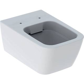 Geberit iCon Square væghængt toilet, skjult montering, Rimfree: T=54cm, Hvid / KeraTect