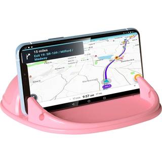 Loncaster Car Phone Holder Car Phone Mount Silicone Car Pad Mat til forskellige Dashboards Slip gratis telefonstativ kompatibel med iPhone Samsun