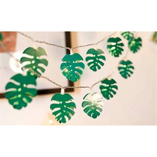 LED Lyskæde med Monstera Blade