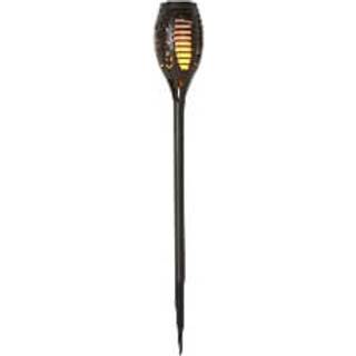 Da'core solcelle fakkel H82xØ11,5 cm 72 LED sort