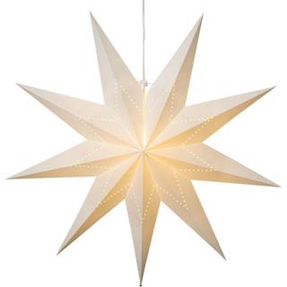 Paperstjerne Lysa 80cm - Hvid