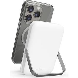 PURO powerbank 5000 mAh stand - hvid