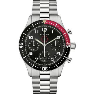 Bulova 98B451 Herrenuhr Chronograph Marine Star Schwarz