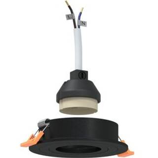 Spotlights med spotlights 24 pcs Sort 9 x 9 x cm Aluminium