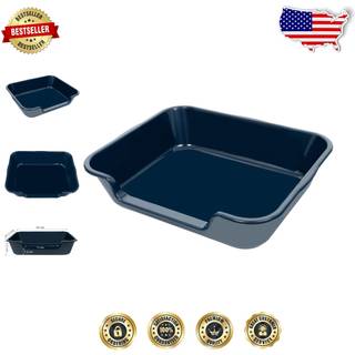 Ying Tutu 1 pakke ekstra stor kattebakker (ABS-materiale) Senioraffaldspen med lav indgang til ldre kattekillinger Store katte Jumbo-kledyrssik