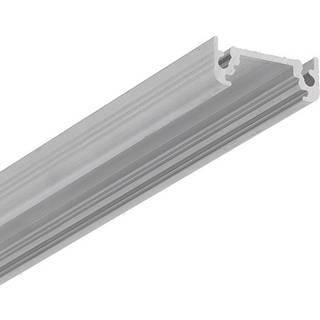 1m aluprofil SURFACE10 BC/UX - Ubehandlet aluminium, påbygning, LED skinne