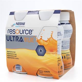 Resource Ultra Fruit Appelsin 4 x 200 ml