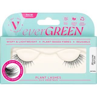 Evergreen plante vipper halv vipper striber vipper naturlige piskede øjenvipper falske øjenvipper plantebaserede fibre blussede og naturlige volu