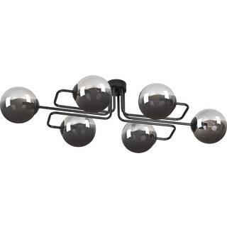 Brendi 6A Sort/Grafit loftslampe - Ø14 cm, E14, 230V, uden lyskilde