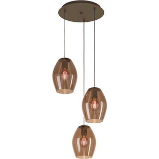 EGLO Stars of Light ESTANYS 1 klyngependel E27 sort/brun-transparent