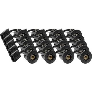 20 stk. LEDlife indbygningsspot Inno88 Udendørs - GU10, Sort, IP44, godkendt i isolering