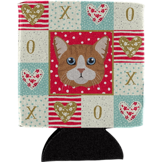 """" Caroline's Treasures CK5132CC Manx Cat Love Can eller Bottle Hugger Cold-Beverage-Koozies Multicolor """"