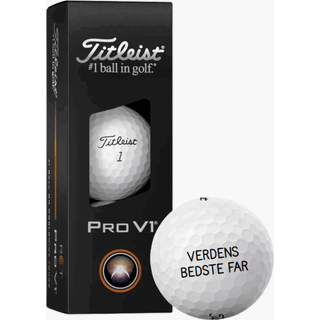 Titleist Pro V1 Golfbolde Med Tekst - Design Selv