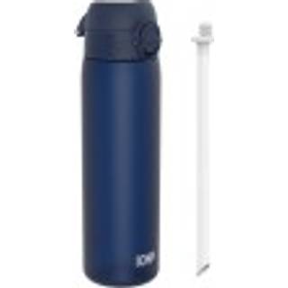 "SLIM" vandflaske, med sugerør inkluderet, recyclon, 500 ml Navy - Ion
