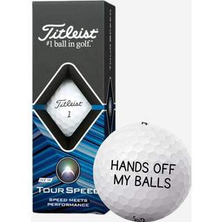 Titleist Tour Speed Golfbolde Med Tekst - Design Selv