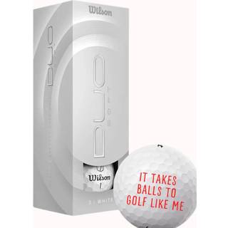 Wilson Duo Soft Golfbolde Med Tekst – Design Selv