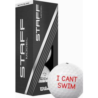 Wilson Staff Model Golfbolde Med Tekst – Design Selv