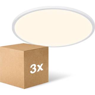 Fordelspakke 3x Nordlux LED Loftslampe Oja 42 Hvid 19W 2100lm 120D - 830-840 CCT | Night Mode - IP20