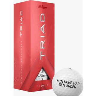 Wilson Staff Triad Golfbolde Med Tekst – Design Selv