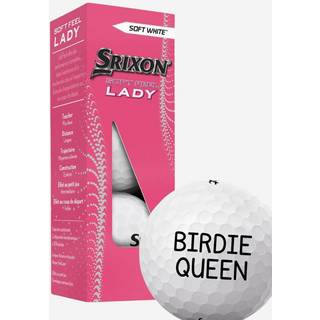 Srixon Soft Feel Lady Golfbolde Med Tekst - Design Selv