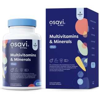 Osavi - Multivitaminer & Mineraler Mand - 90 veganske kapsler