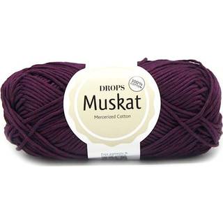 Drops Muskat Garn unicolour - 38 Aubergine