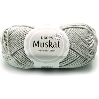 Drops Muskat Garn unicolour - 19 Lysegrå