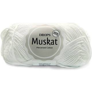 Drops Muskat garn - Hvid