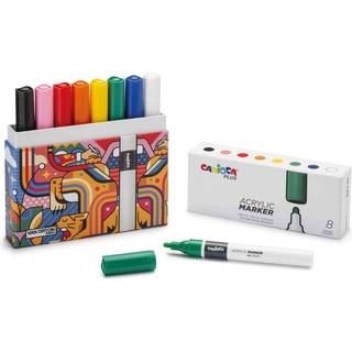 Carioca Plus Akryltusser 8-pak