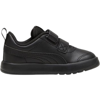 PUMA Courtflex V3 Sneakers Toddlers, Shoes, Black/Black/Cast Iron, 21 - Cast Iron - 21
