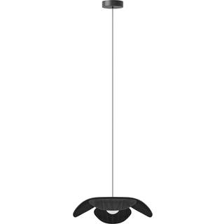 Forget Me Not pendel med roset, sort egetræ • UMAGE