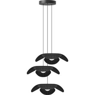 Forget Me Not Cluster 3 pendel med roset, sort egetræ • UMAGE