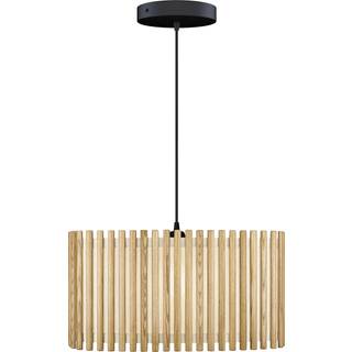 Komorebi Rectangular pendel, egetræ og sort • UMAGE