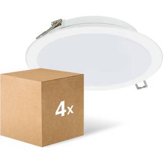 Fordelspakke 4x Philips LED Downlight Ledinaire DN065B Metal Hvid 19W 2000lm 110D - 830-840-865 CCT | 225mm - Udsnit 200mm - IP20