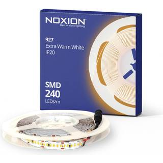 Noxion LED Strip Naga 5 Meter IP20 SMD2835/240 24V 16W/m 927 /10mm/2m + DC Ledning