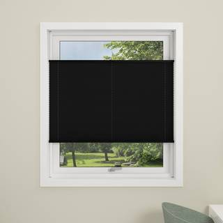 DEBEL Flex Plisségardin 120 x 130 cm - sort (På lager i varehus)