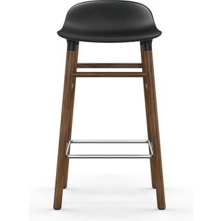 Normann Copenhagen Form Chair barstol valnøddeben sort