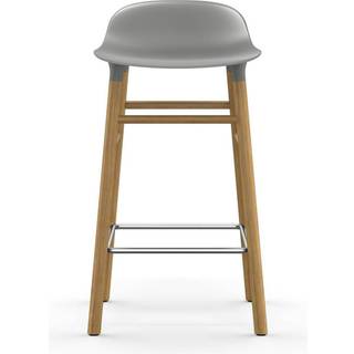 Normann Copenhagen Form Barstol H65 cm Grå/Egetræ