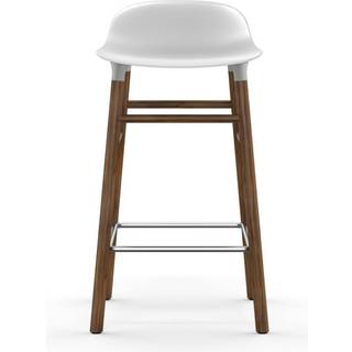 Normann Copenhagen Form Barstol 65cm /detræ - Barstole Valnød Hvid - 602786
