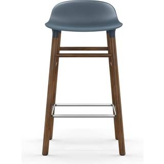 Normann Copenhagen Form Barstol 65cm /detræ - Barstole Valnød Blå - 602789