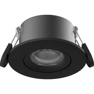 Noxion LED Spot Ares Firerated 6W 540lm 927-940 3CCT- Vipbar Sort| Udsnit 68mm