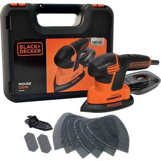 Black & Decker KA2500K 120W Slibemus 6 x Mesh Slibenet kuffert